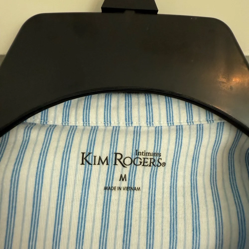 Kim Rogers Light Blue Striped Shirt - Picture 2 of 4